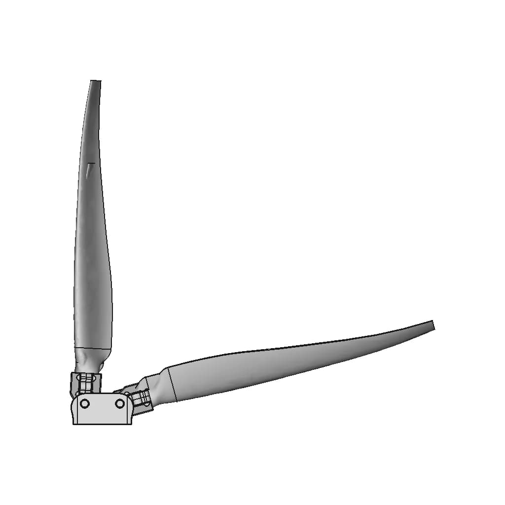 Prop For Millennium Hang Glider | High-Quality CAD Model_0_90_degree_snapshot