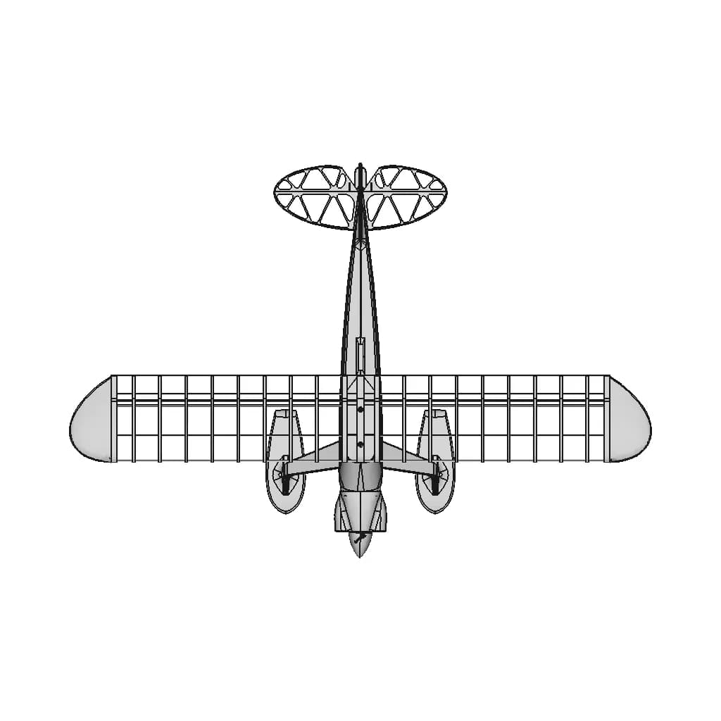 Carbon Cub "Snowy", Rc 3D Printed Model Airplane, Diy Project | 3D Engineering Design File_0_0_degree_snapshot