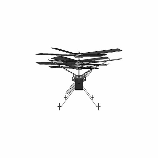 Gyrocopter Mit Doppelrotor - Standard Mechanical Component