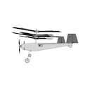 Gyrocopter Mit Doppelrotor - Standard Mechanical Component_0_270_degree_snapshot