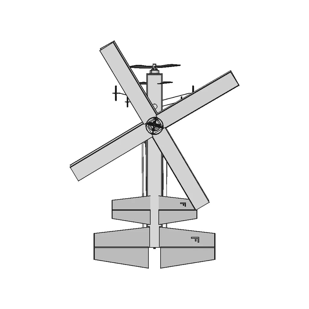 Gyrocopter Mit Doppelrotor - Standard Mechanical Component_270_0_degree_snapshot