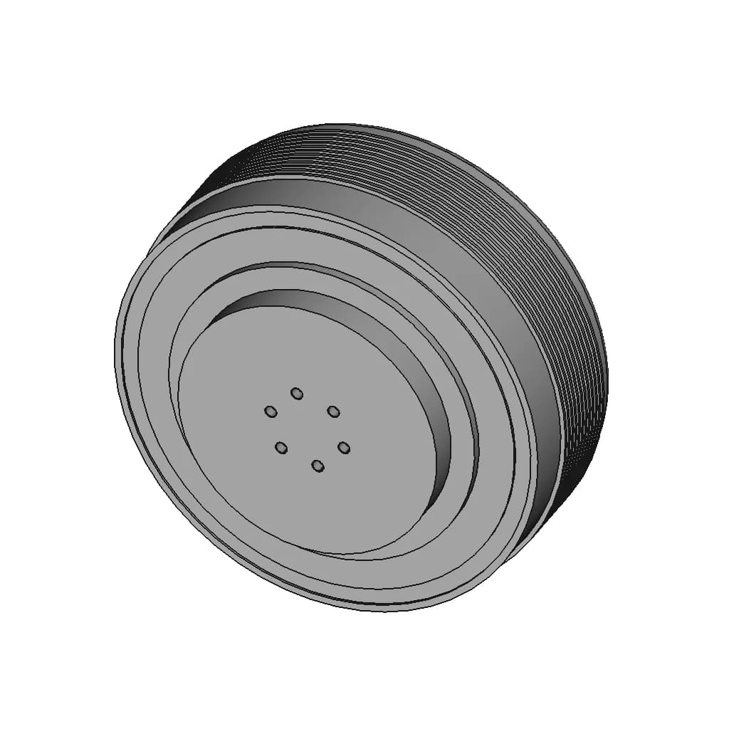 Evtol Out Rotor Type Motor - Standard Mechanical Component_60_30_degree_snapshot