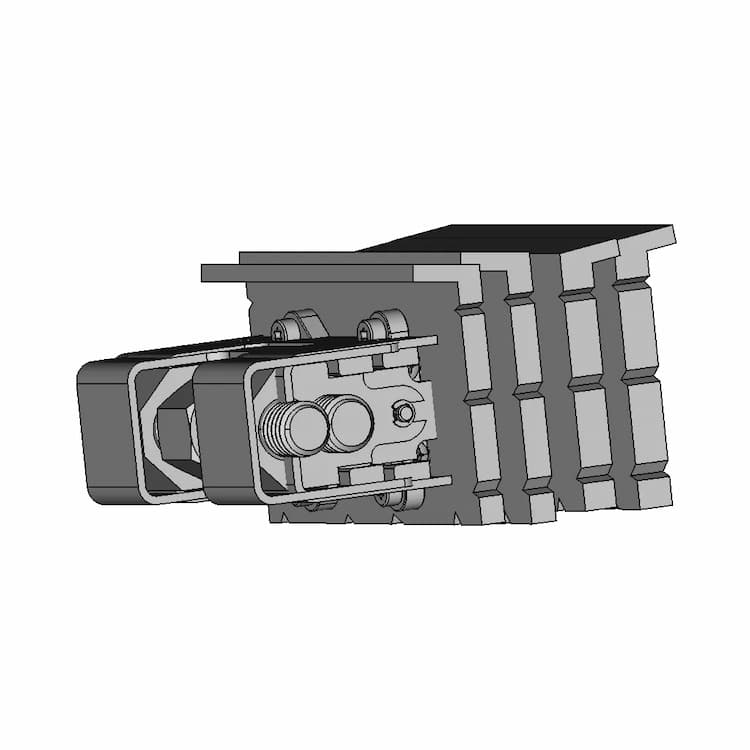 Rc - Retaining Clamp And - Egk Reversible - Downloadable CAD Representation