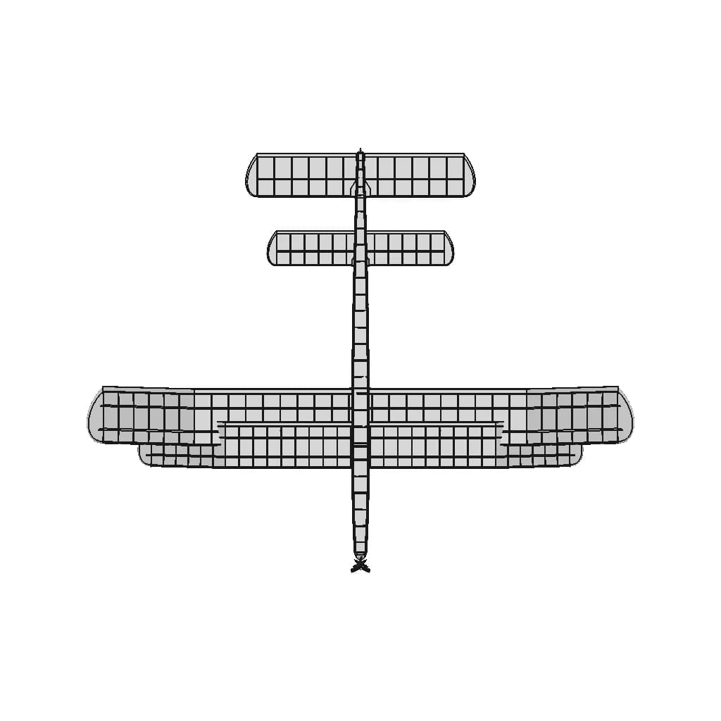 The Rubber-Engined Aircraft Model "Winter Prize" 1966. - Standard Mechanical Component_0_0_degree_snapshot