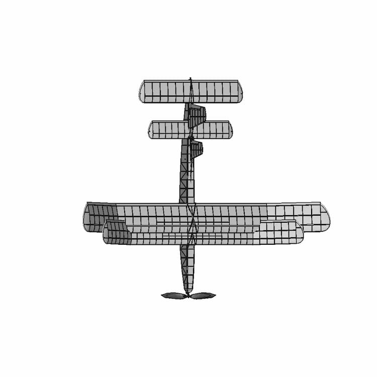 The Rubber-Engined Aircraft Model "Winter Prize" 1966. - Standard Mechanical Component