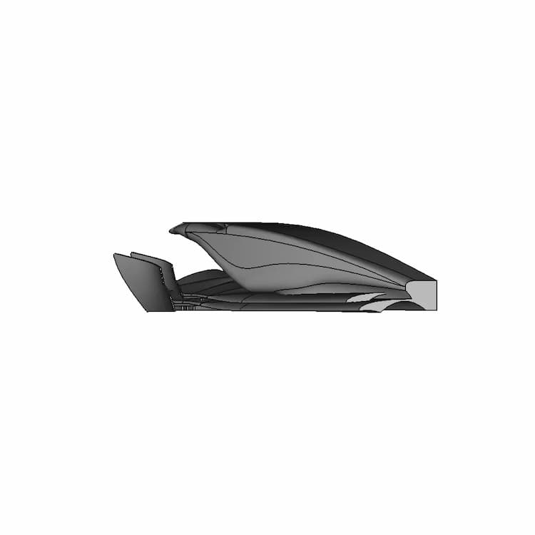 F1 Rb19 Sidepod V3 - Standard Mechanical Component