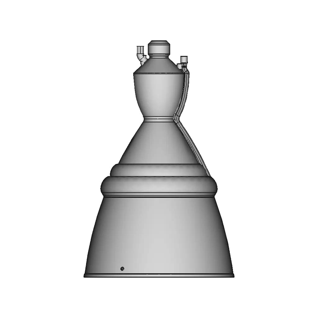 Mini Thruster For Manuvering In Space - Standard Mechanical Component_0_0_degree_snapshot