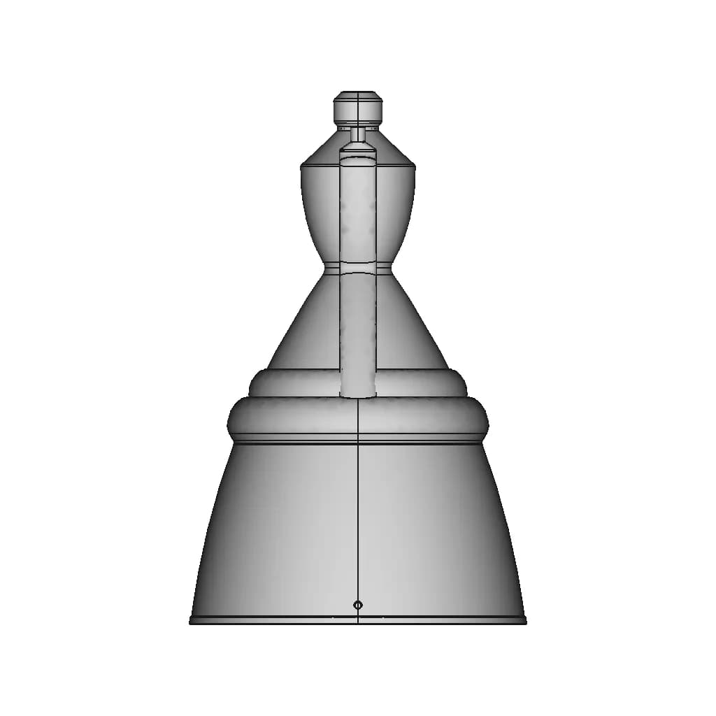 Mini Thruster For Manuvering In Space - Standard Mechanical Component_0_90_degree_snapshot