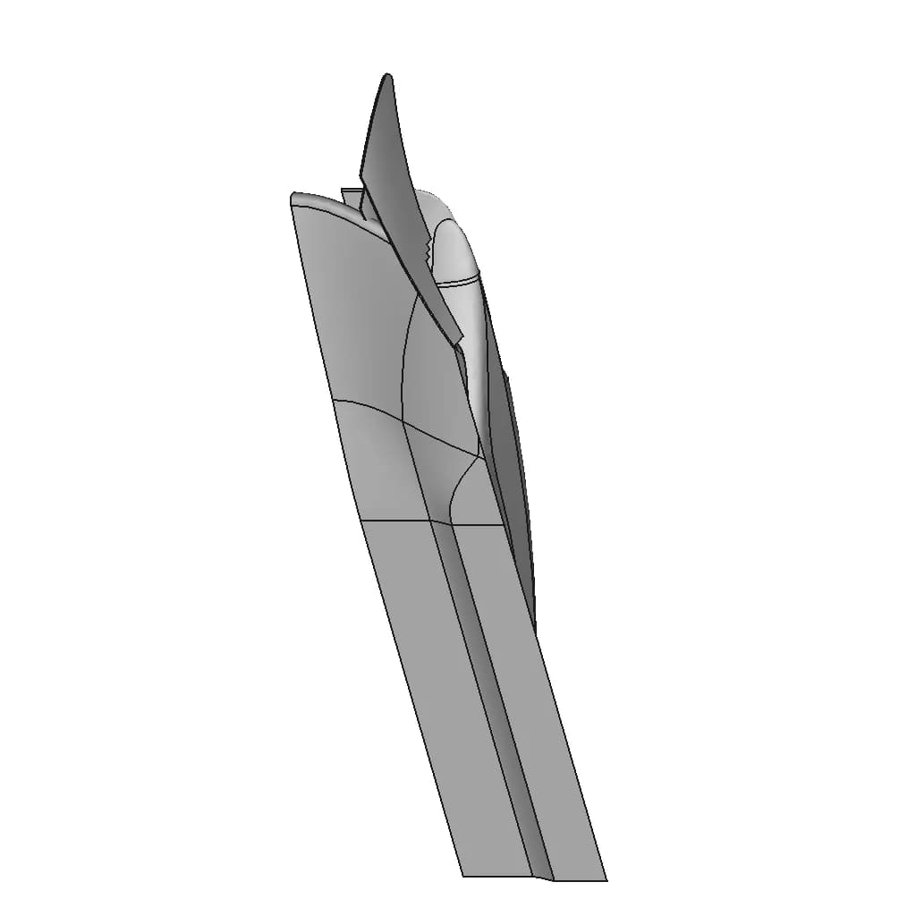 F1 Rb19 Sidepod Updated (Unfinished) | High-Quality CAD Model_60_30_degree_snapshot