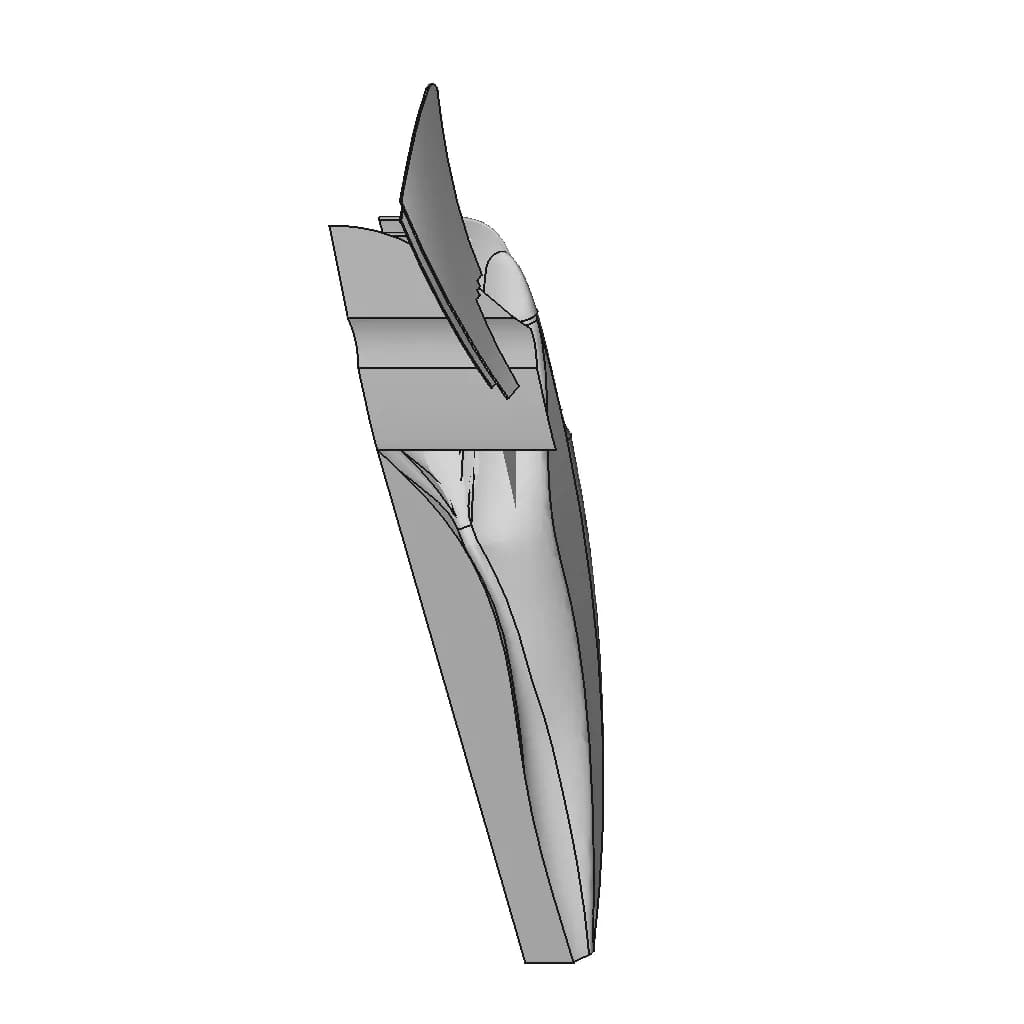 F1 Rb19 Sidepod (Unfinished) | High-Quality CAD Model_60_30_degree_snapshot