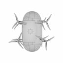 Drone - Downloadable CAD Representation_270_0_degree_snapshot