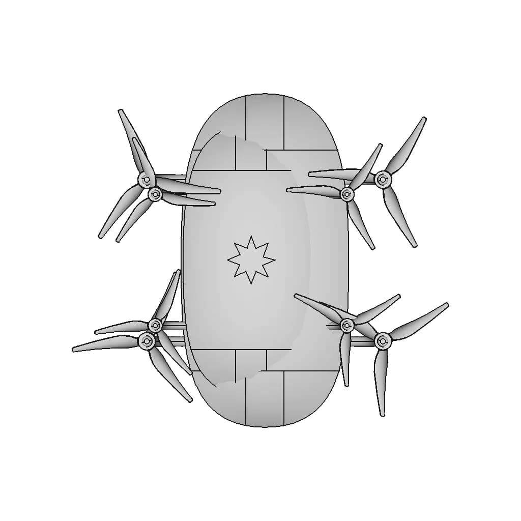 Drone - Downloadable CAD Representation_270_0_degree_snapshot