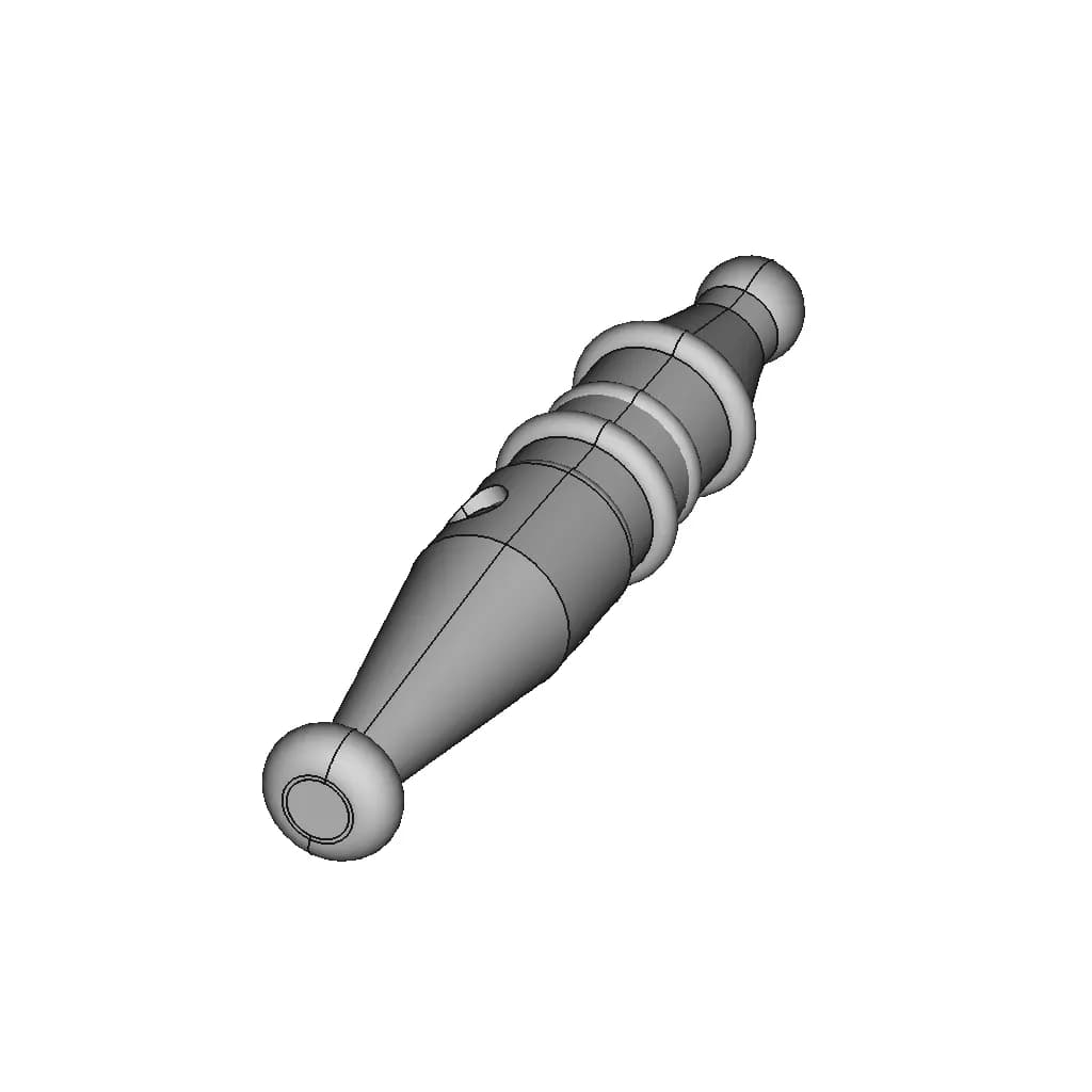 Casting Model 2 - Canon Part | 3D Engineering Design File_60_30_degree_snapshot