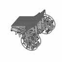 A 2X1 Cylinder Steam Engine With Reverser For A Paddle Steamer - Standard Mechanical Component_60_30_degree_snapshot