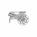A 2X1 Cylinder Steam Engine With Reverser For A Paddle Steamer - Standard Mechanical Component_90_0_degree_snapshot