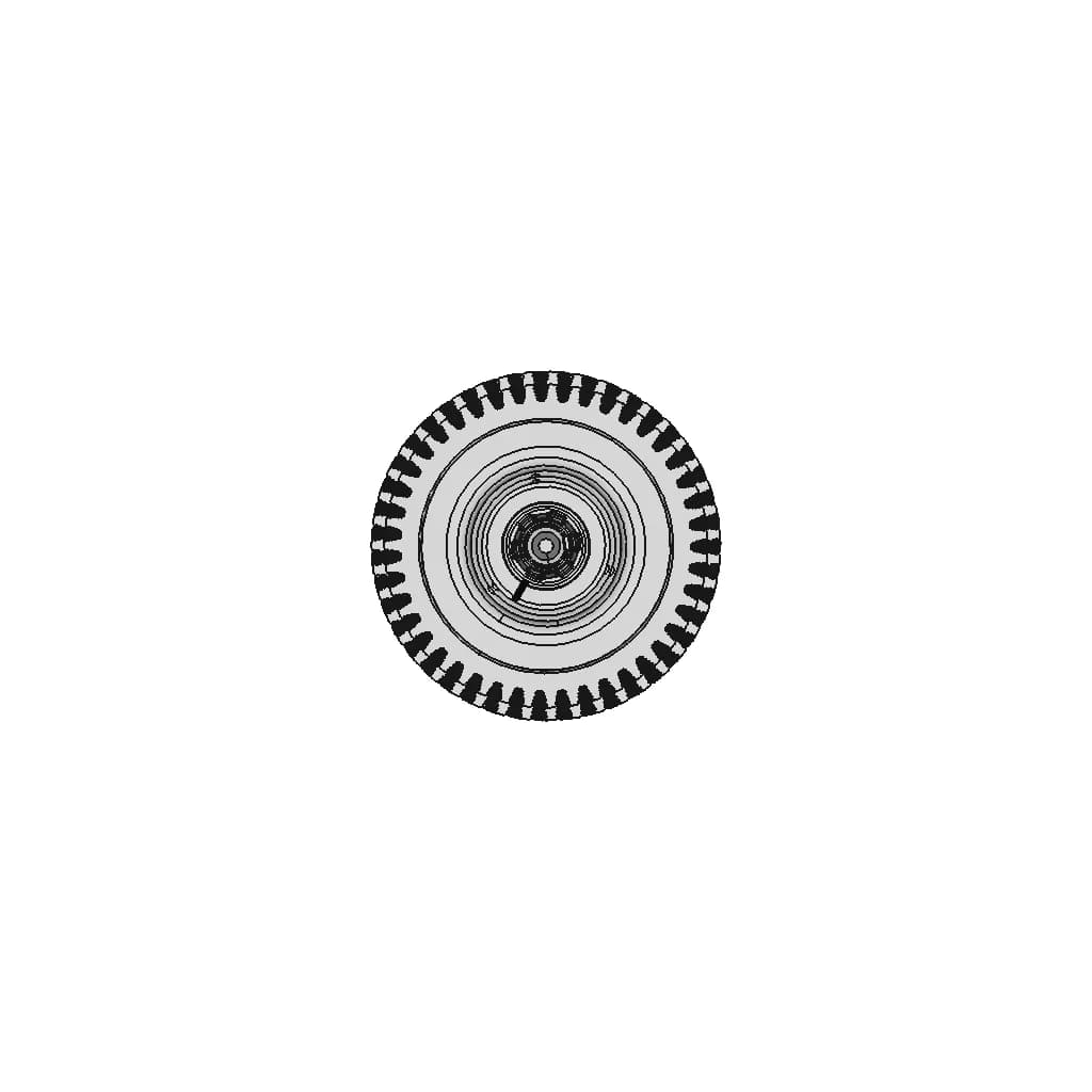 Shaft Assembly For Gas Turbine | High-Quality CAD Model_0_0_degree_snapshot