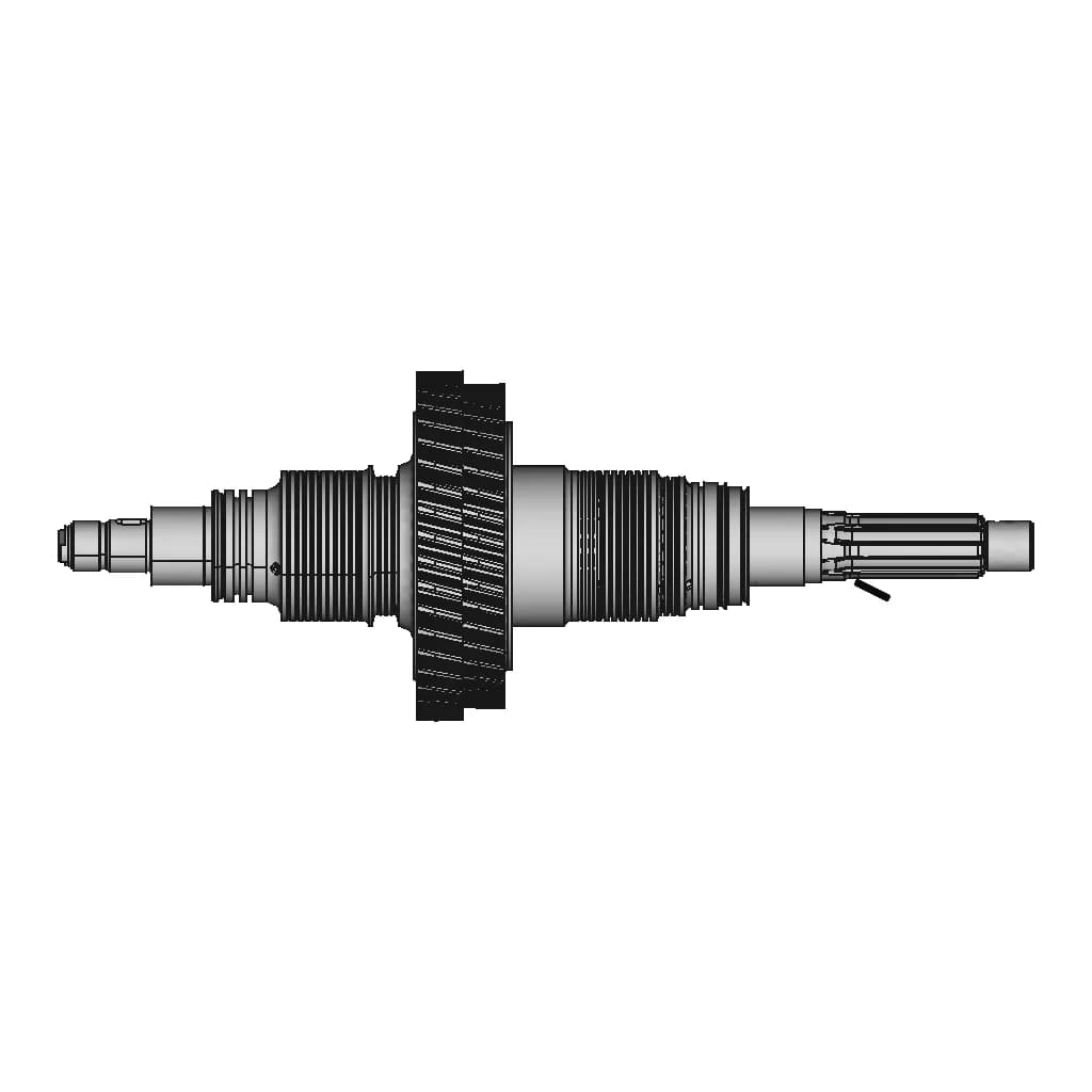 Shaft Assembly For Gas Turbine | High-Quality CAD Model_0_270_degree_snapshot