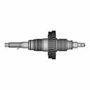 Shaft Assembly For Gas Turbine | High-Quality CAD Model_0_90_degree_snapshot