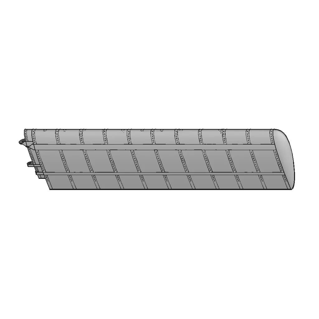 Aircraft Wing Model - Standard Mechanical Component_60_30_degree_snapshot