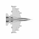 F-16 Desi̇gn | 3D Engineering Design File_0_0_degree_snapshot