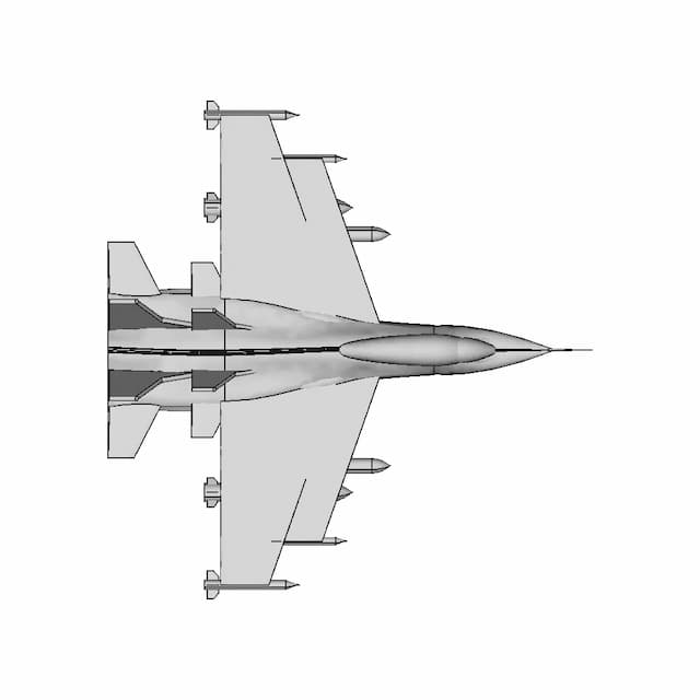 F-16 Desi̇gn | 3D Engineering Design File