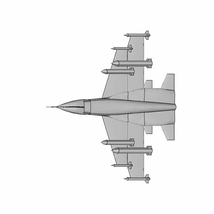 F-16 Desi̇gn | 3D Engineering Design File
