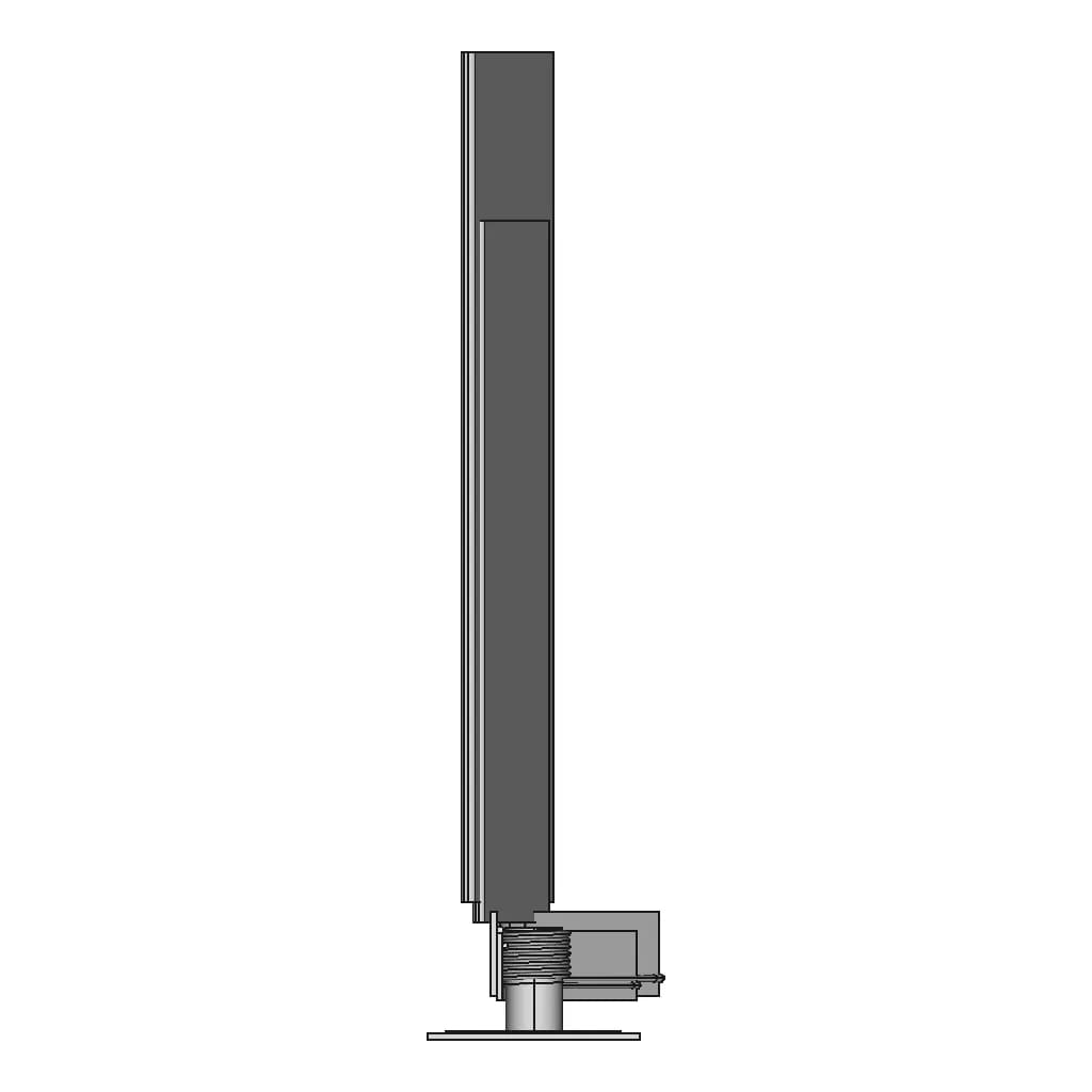 Wing Mounted To Torsion Spring - Downloadable CAD Representation_0_0_degree_snapshot