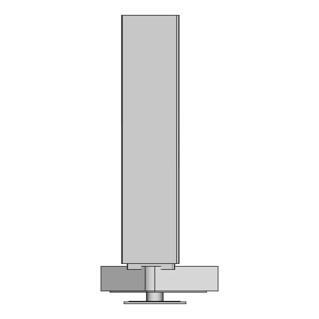 Wing Mounted To Torsion Spring - Downloadable CAD Representation_0_270_degree_snapshot