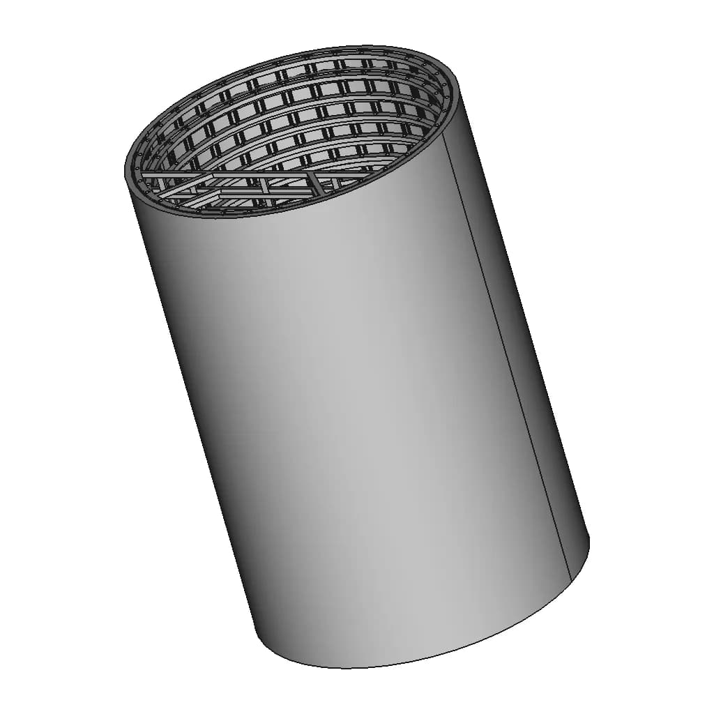 Aircraft Stringer Fuselage | High-Quality CAD Model_60_30_degree_snapshot