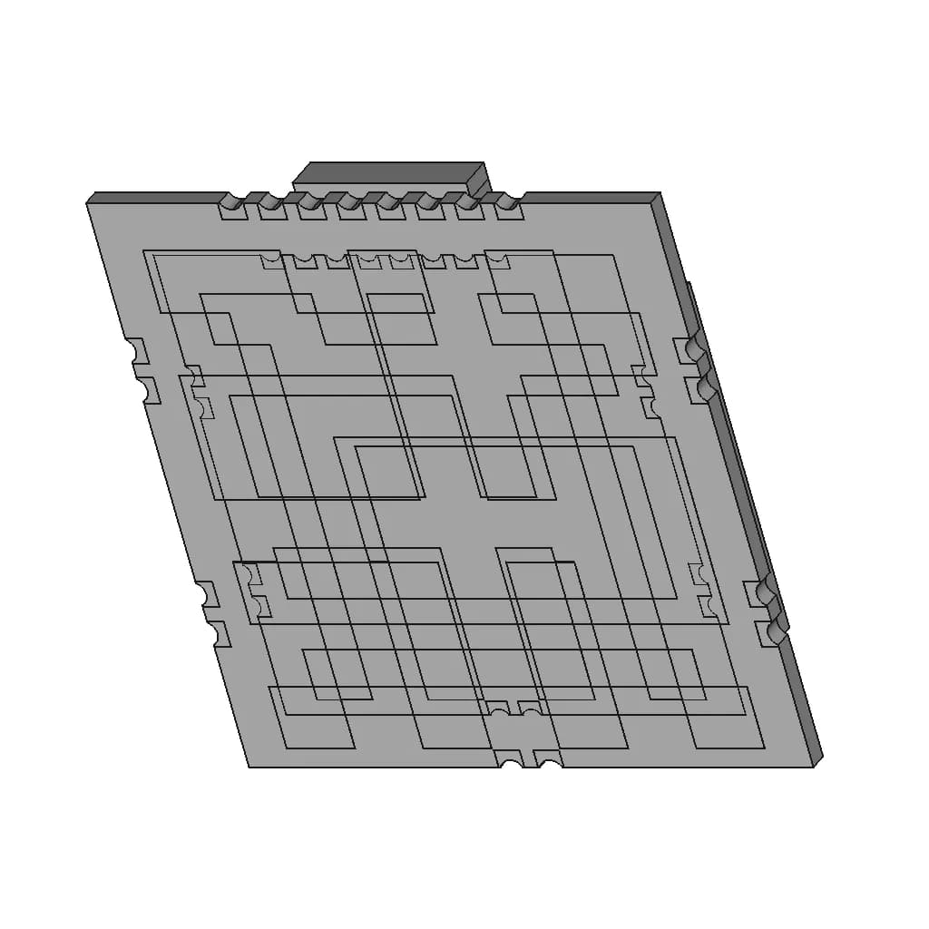Bl-M8812Eu2 Wi-Fi Module | High-Quality CAD Model_60_30_degree_snapshot