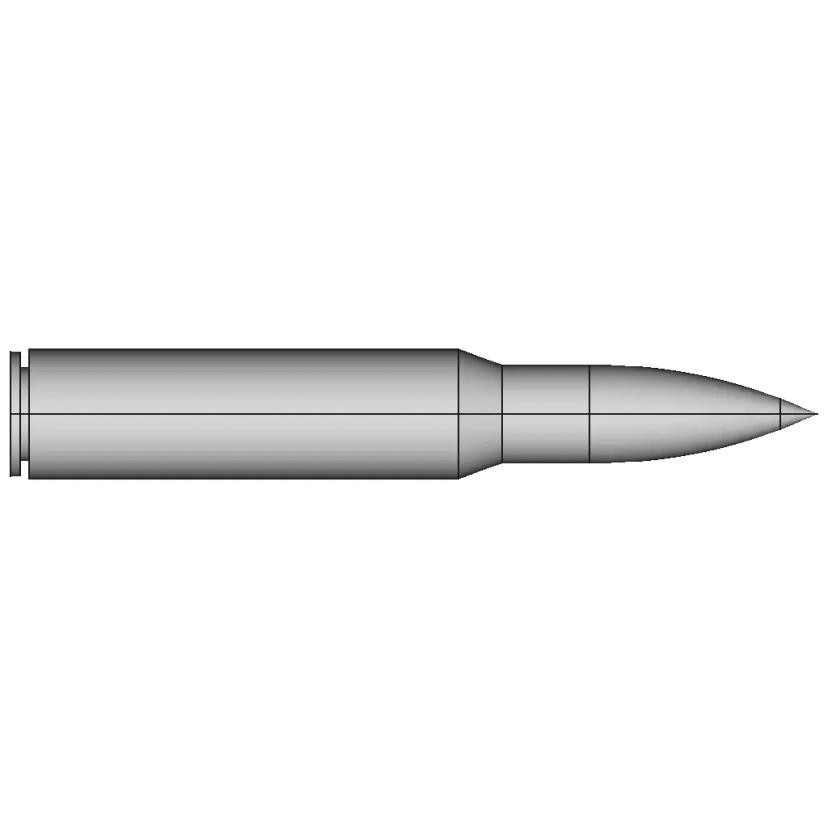 308 Winchester | High-Quality CAD Model