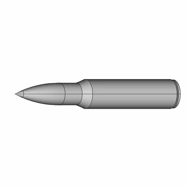 308 Winchester | High-Quality CAD Model