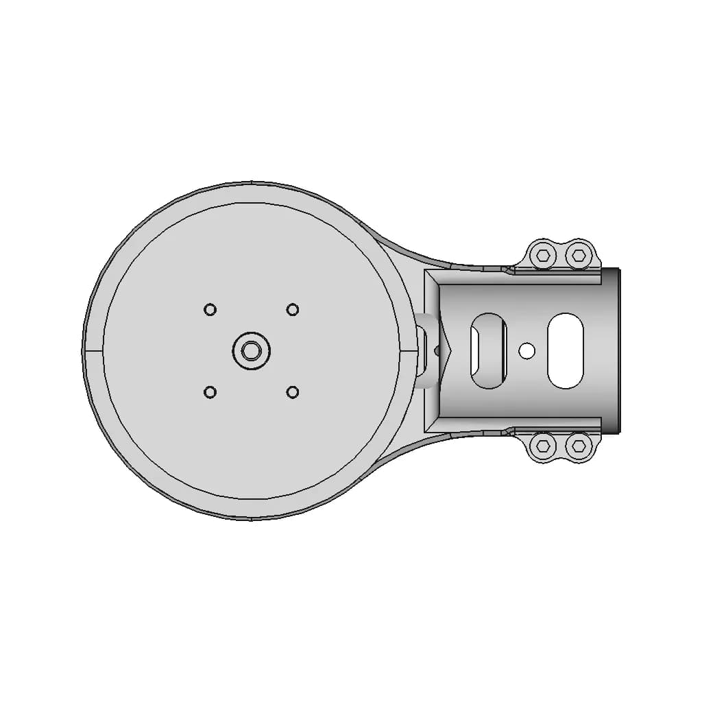 Hobbywing X8 | High-Quality CAD Model_270_0_degree_snapshot