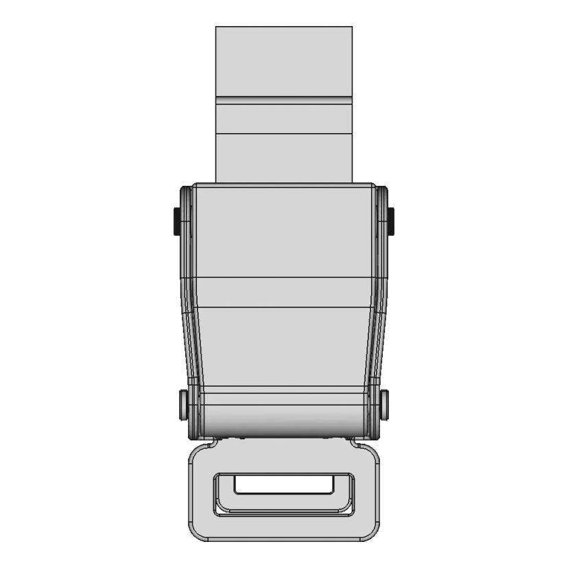 Airplane Seat Belt Buckle - Standard Mechanical Component