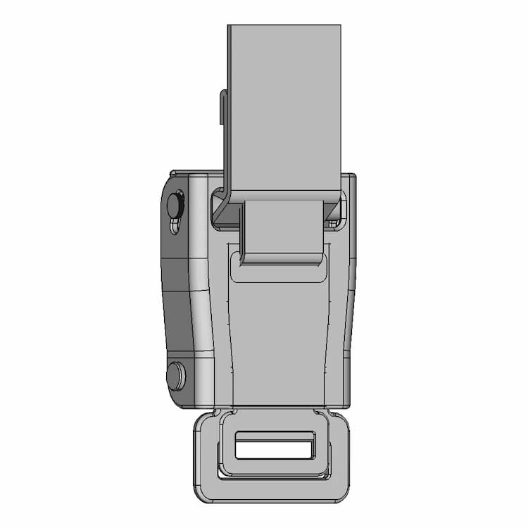 Airplane Seat Belt Buckle - Standard Mechanical Component