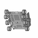 Tank With Attached Drone Quadcopter | High-Quality CAD Model_60_30_degree_snapshot