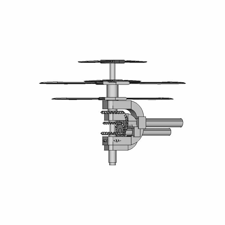 Coaxial Rotors Assembly | 3D Engineering Design File