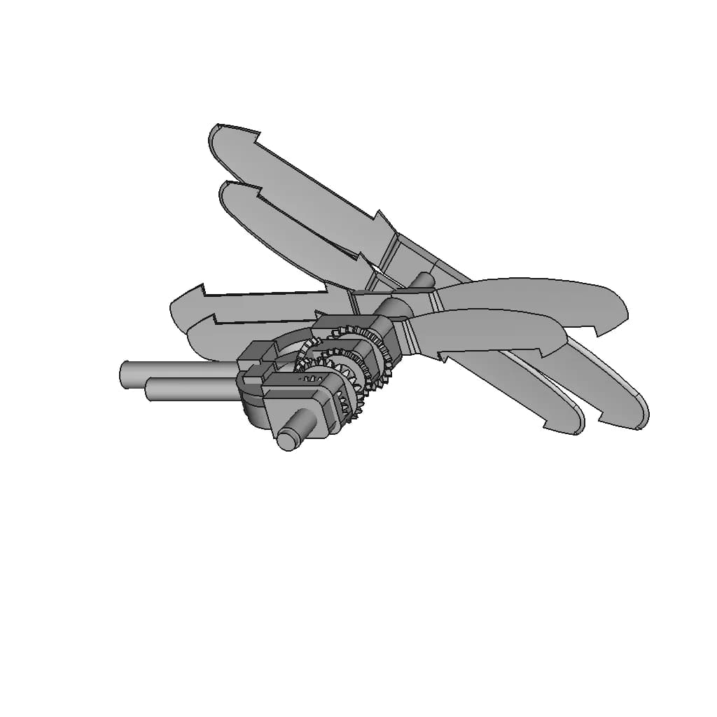Coaxial Rotors Assembly | 3D Engineering Design File_60_30_degree_snapshot