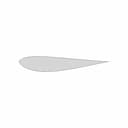 Mh 102 16.99% Airfoil - Standard Mechanical Component_270_0_degree_snapshot