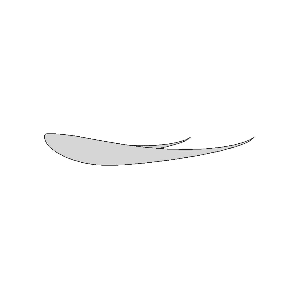 Selig S1223 Airfoil - Standard Mechanical Component_270_0_degree_snapshot