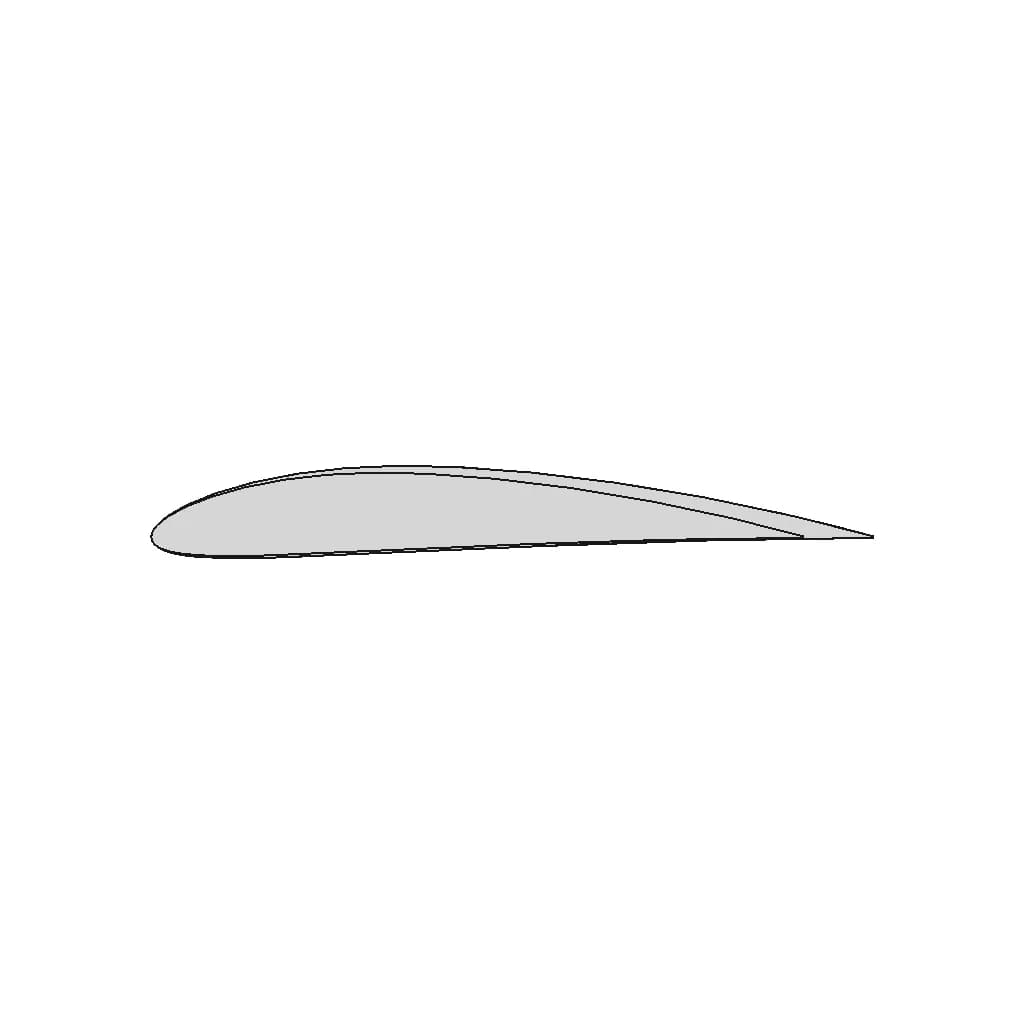 Naca 4412 Airfoil | High-Quality CAD Model_90_0_degree_snapshot