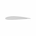 Naca 2412 Airfoil - Standard Mechanical Component_90_0_degree_snapshot