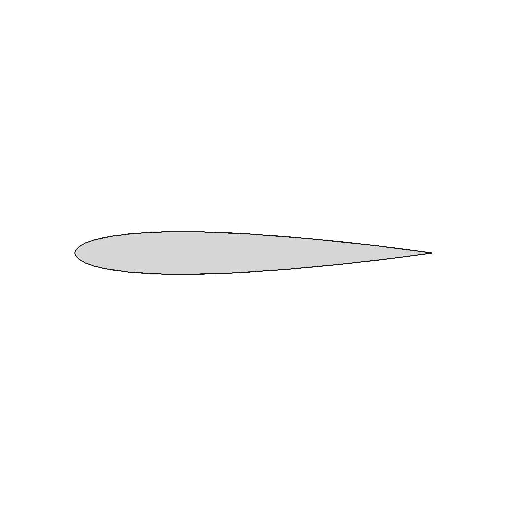 Naca 0012 Airfoil - Standard Mechanical Component_270_0_degree_snapshot
