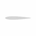Naca 0012 Airfoil - Standard Mechanical Component_270_0_degree_snapshot