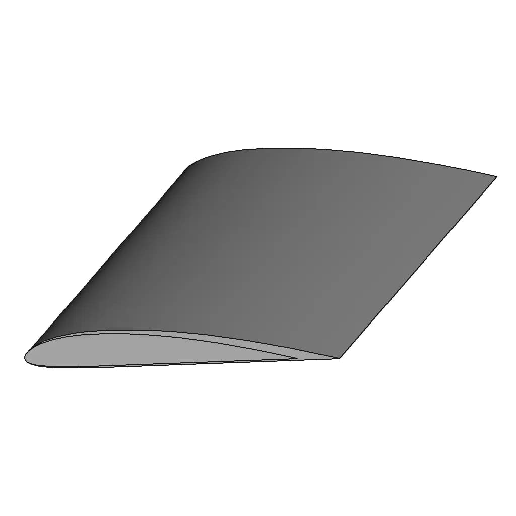 Clark Y Airfoil - Standard Mechanical Component_60_30_degree_snapshot