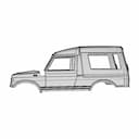 Maruti Gypsy Biw Class A Surface - Downloadable CAD Representation_0_90_degree_snapshot