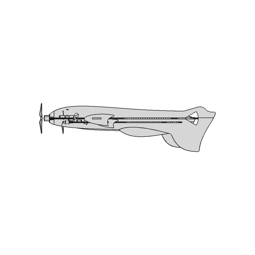 Rc Airplane Fantasy Aircombat - Downloadable CAD Representation_270_0_degree_snapshot