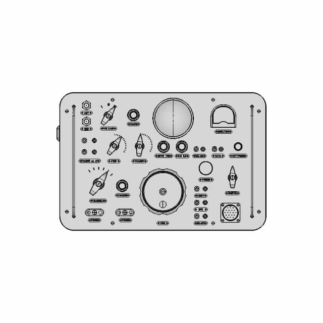 Military Radio Station - Downloadable CAD Representation