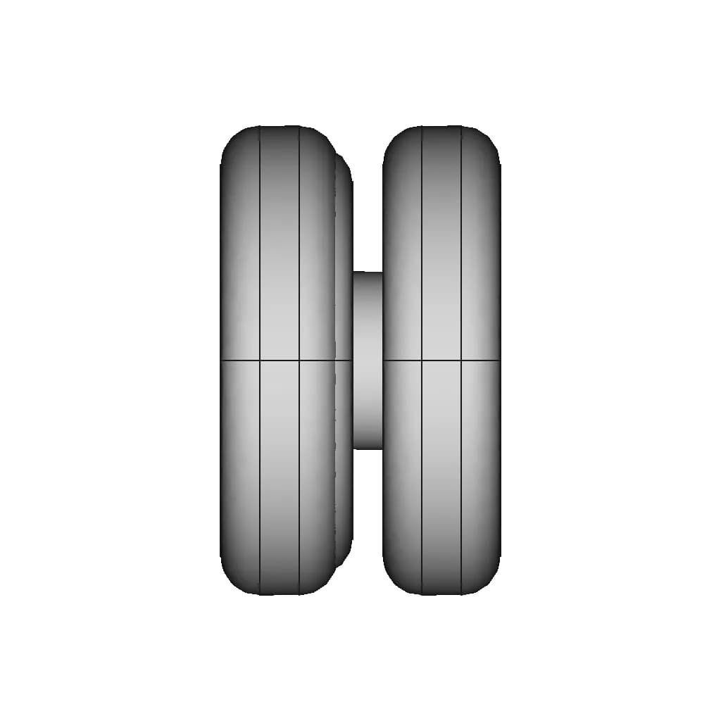 Wheels For Airplane | 3D Engineering Design File_0_90_degree_snapshot