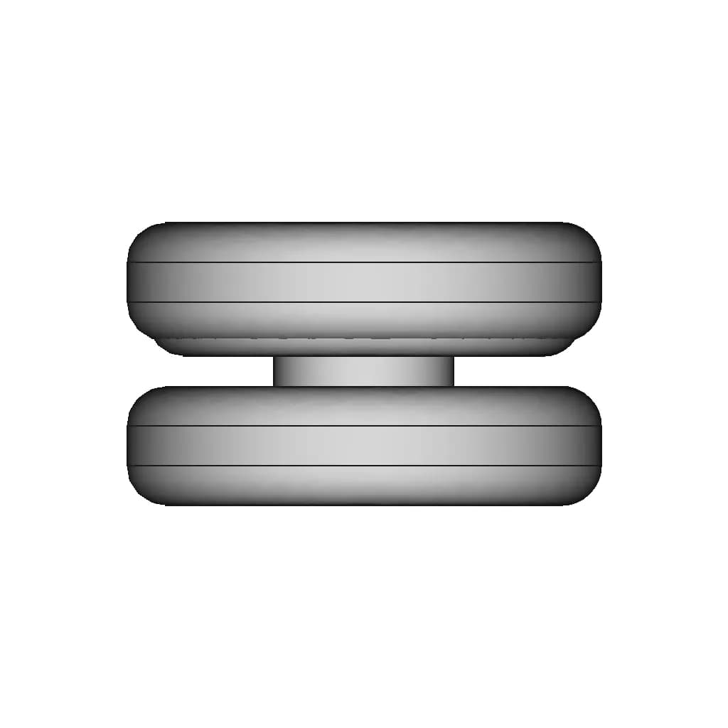 Wheels For Airplane | 3D Engineering Design File_90_0_degree_snapshot